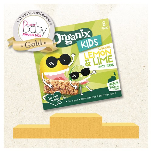 Organix Kids Luscious Lemon & Lime Oaty Bars