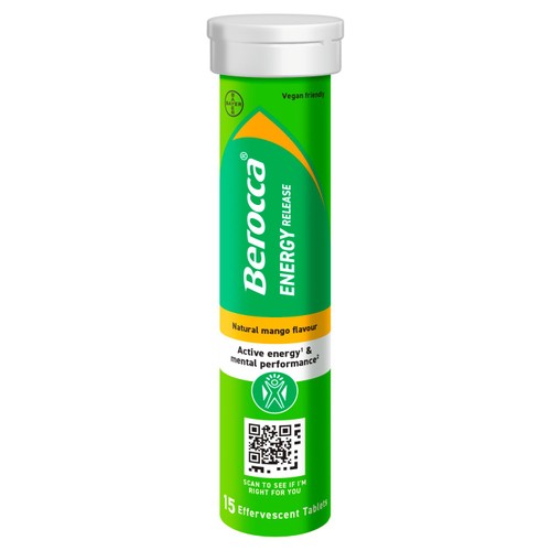 Berocca Mango Effervescent Srp 15 Tablets