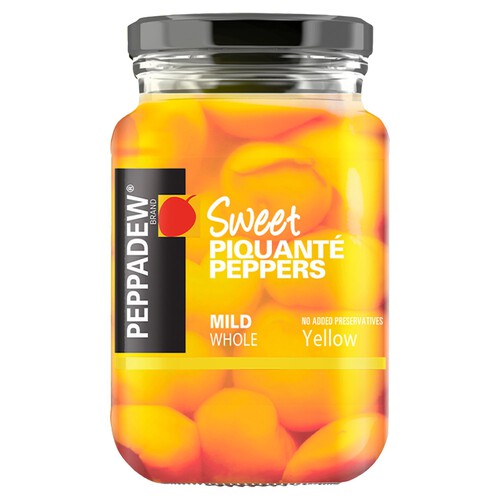 Peppadew Sweet Piquante Mild Whole Yellow Peppers 