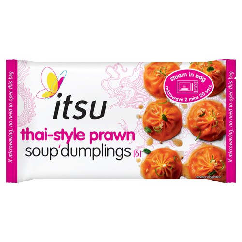 itsu 6 thai prawn soup dumplings 168g
