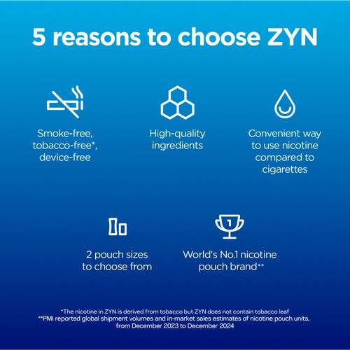 ZYN Blackcurrant Frost 13.5mg Nicotine Pouches