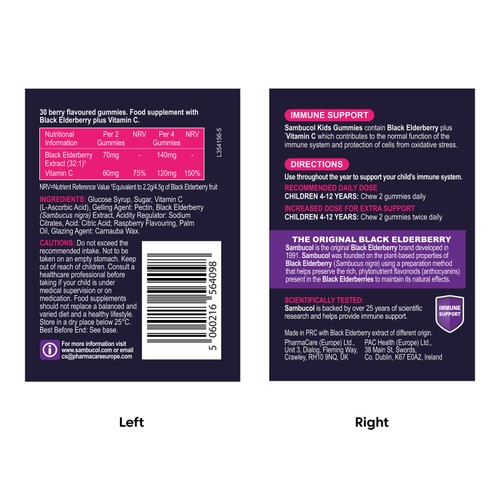 Sambucol Kids Gummies 30 Gummies