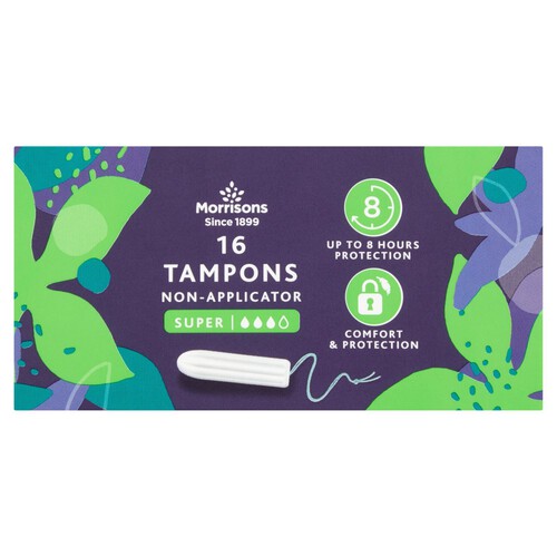 Morrisons Non-applicator Tampons Super