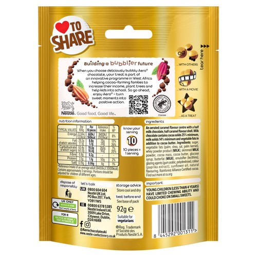 Aero Bubble Caramel Pouch 