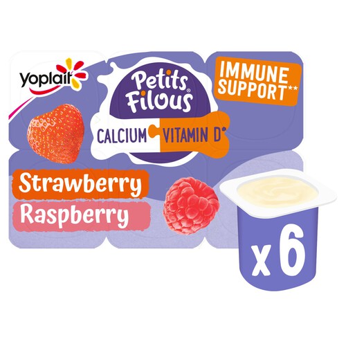 Petits Filous Kids Strawberry & Raspberry Yoghurt