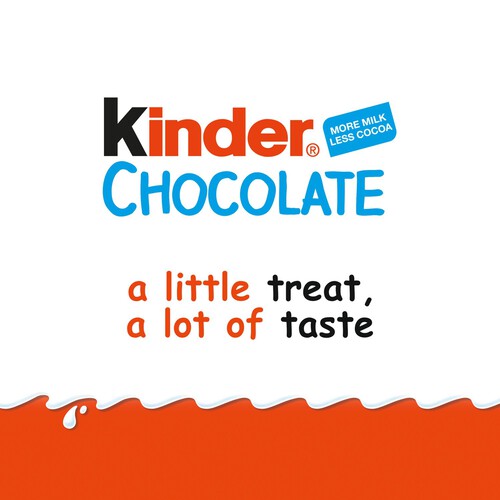 Kinder Chocolate Small Snack Bars Multipack