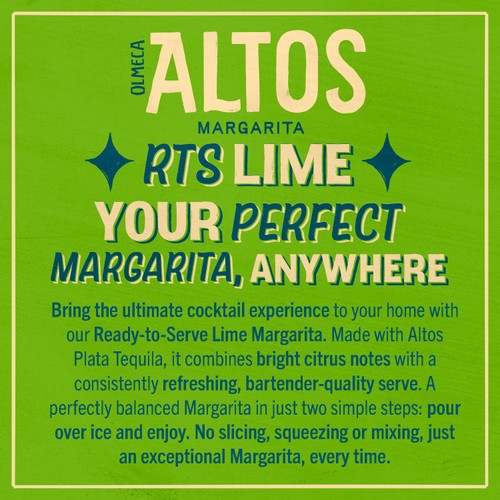 Olmeca Altos Margarita Tequila Ready to Serve   75cl