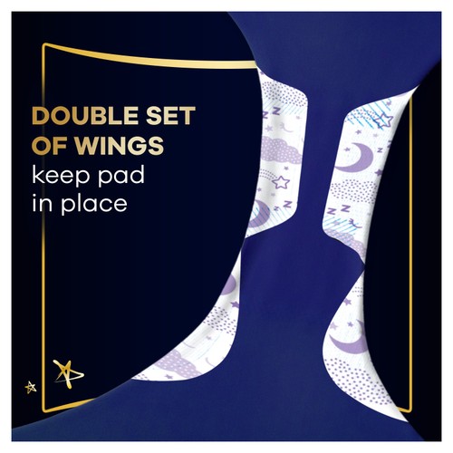 Always Ultimate Night Pads With Wings Size 6