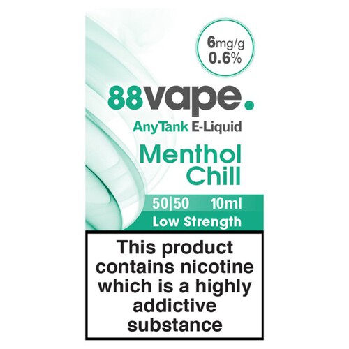 88Vape Anytank 6mg Mint Chill