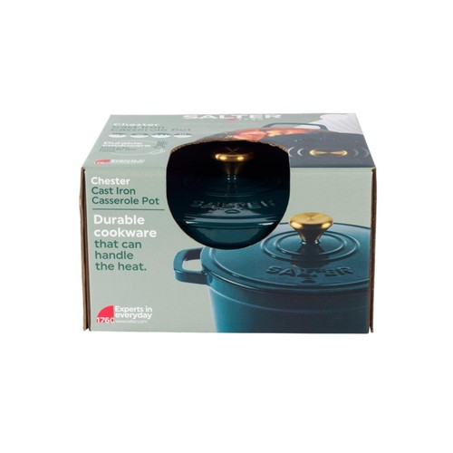 Salter Chester 24cm Green Casserole Dish