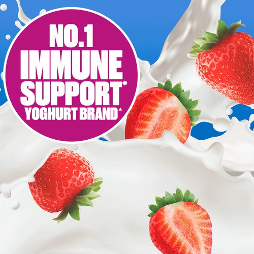 Actimel 0% Fat Strawberry Yogurt Drinks