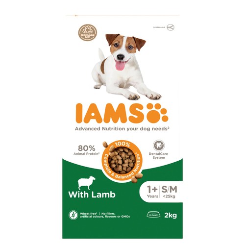 Iams Dry With Lamb For Small To Medium Dogs 