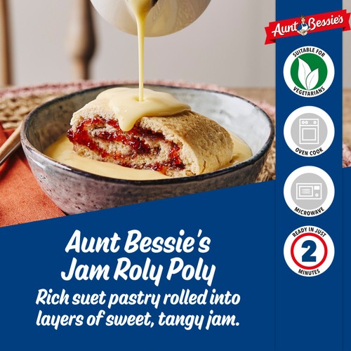 Aunt Bessie's Jam Roly Poly 300g