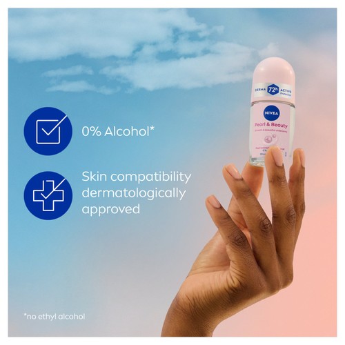 NIVEA Pearl & Beauty 72h Anti-Perspirant Deodorant Roll-On