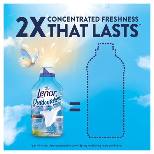 Lenor Outdoorables Fabric Conditioner Seabreeze Stroll 60 Washes 840ml