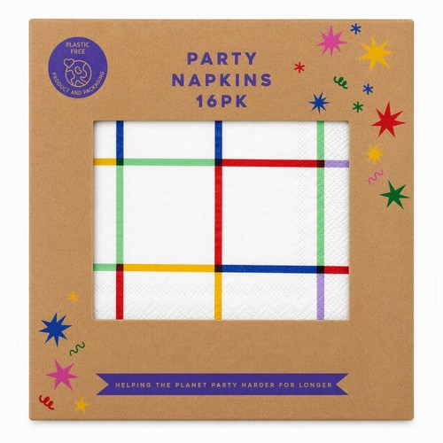 Mad Party Generic Napkins 16 Pack