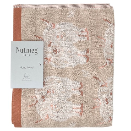 Nutmeg Home Highland Cow Hand Towel