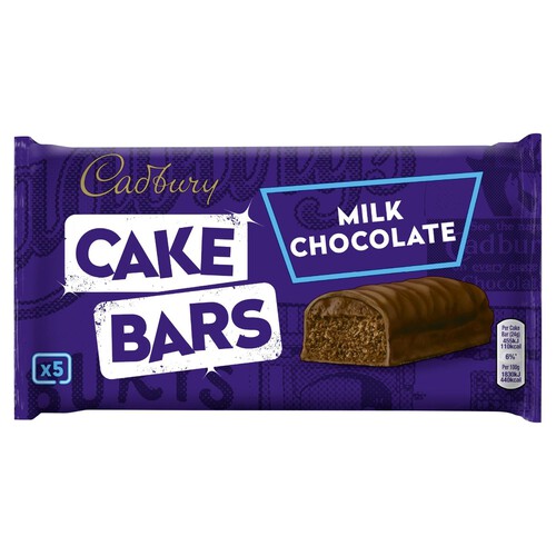 Cadbury Milk Chocolate Cake Bars