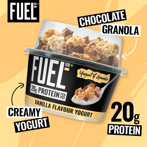 Fuel10k 20g Protein Vanilla Yogurt & Granola 173g