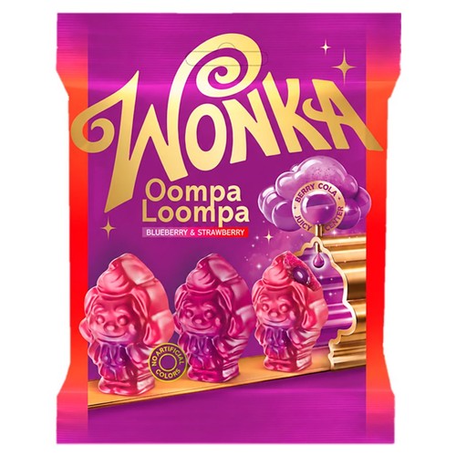 Wonka Blueberry & Strawberry Oompa Loompa Sweets 142g