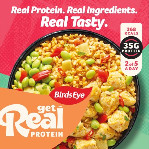 Birds Eye Get Real Protein Thai Red Chicken Curry 