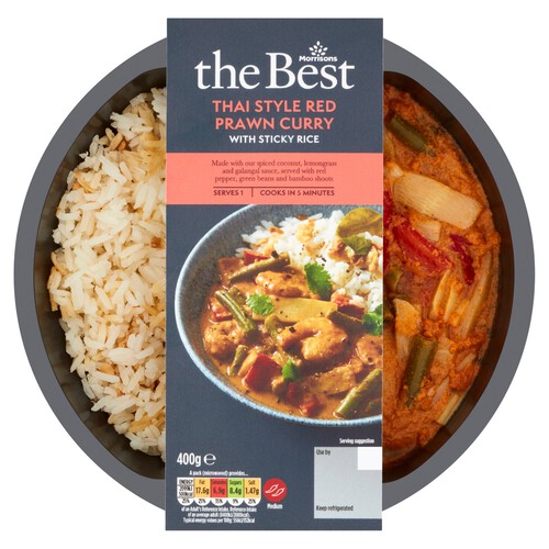 Morrisons The Best Prawn Red Thai Curry