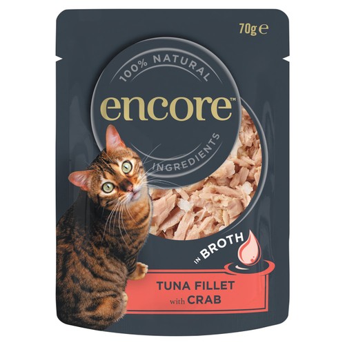 Encore Pouch Tuna Fillet With Crab In Broth