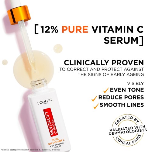 L'Oreal Revitalift Clinical Pure 12% Vitamin C Serum 30ml