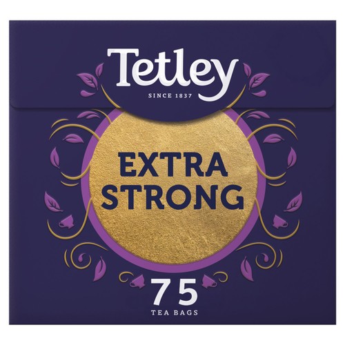 Tetley Extra Strong 75 Tea Bags 