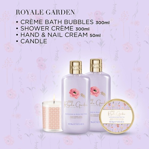 Baylis & Harding Royale Garden Gift Wrapped Candlelit Gift Set