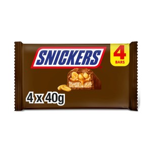 Snickers Creamy Peanut Butter & Milk Chocolate Duo Bars 4 x 36.5g