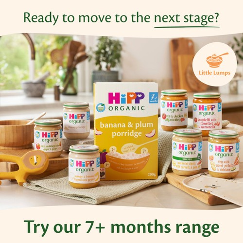 HiPP Organic Vegetables with Rice And Chicken Baby Food Jar 6+ Months 125g