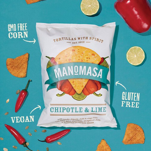 Manomasa Chipotle and Lime Sharing Tortilla Chips