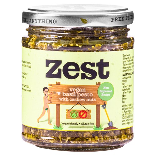 Zest Vegan Basil Pesto 