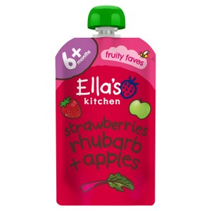 Ella's Kitchen Strawberries & Apples Baby Food Pouch 4+ Months