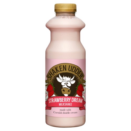 Shaken Udder Strawberry Dream Milkshake 750ml