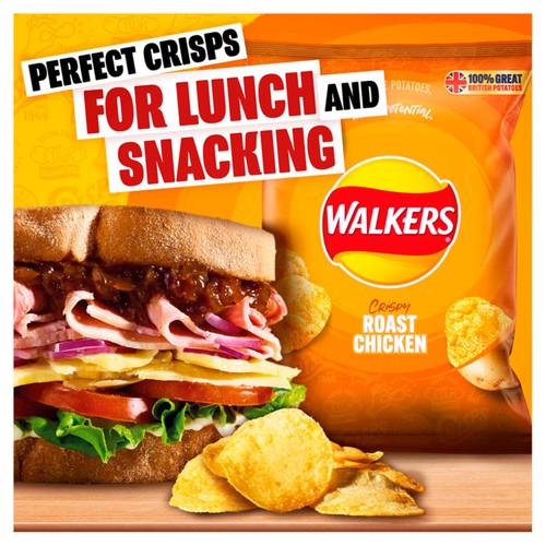 Walkers Roast Chicken Crisps   45g