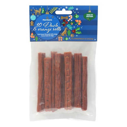 Morrisons Duck and Orange Dog Rolls
