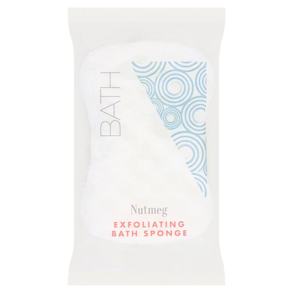 Nutmeg Exfoliating Bath Sponge - Morrisons Online Groceries & Offers