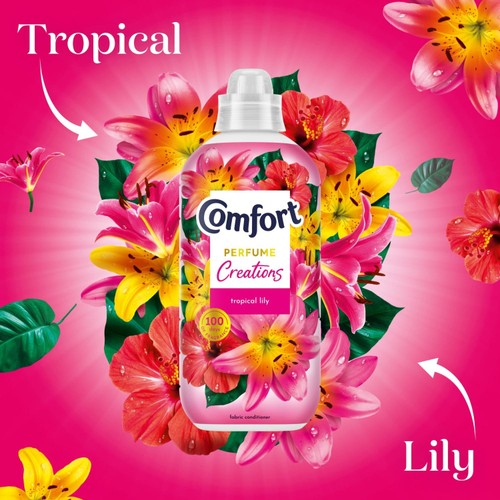 Comfort Perfume Creations Fabric Conditioner Tropical Lily 30 Washes
