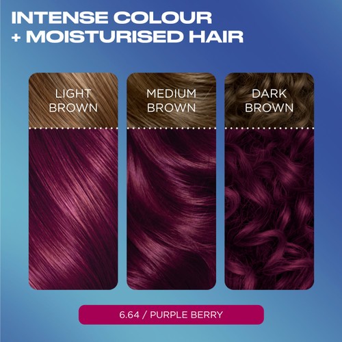 Clairol Nice'n Easy Bold Permanent Hair Dye 6.64 Purple Berry