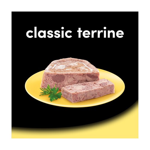 Cesar Classic Terrine Dog Food Tray Chicken & Turkey in Loaf 