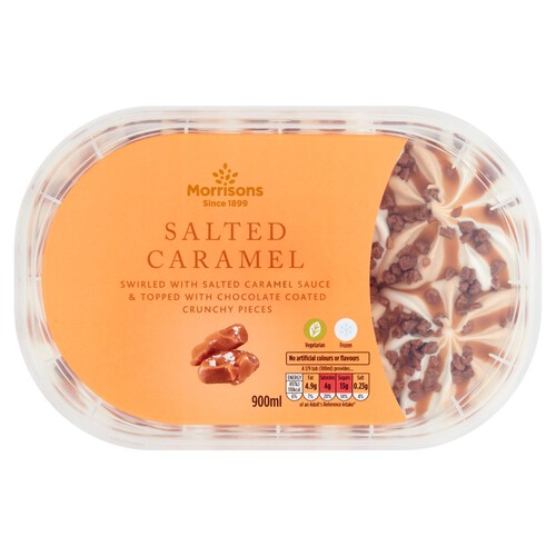 Morrisons Salted Caramel Ice Cream