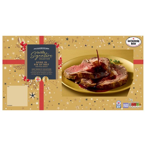 Morrisons Signature Heritage Breed Bone In Rib Of Beef 2kg