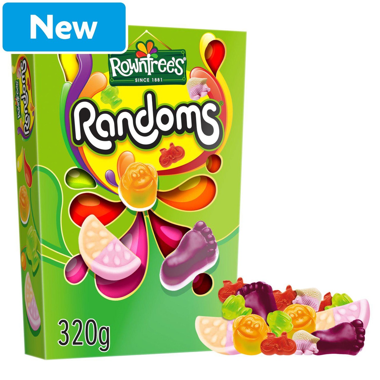 Rowntree's Randoms Sweets Carton 320g