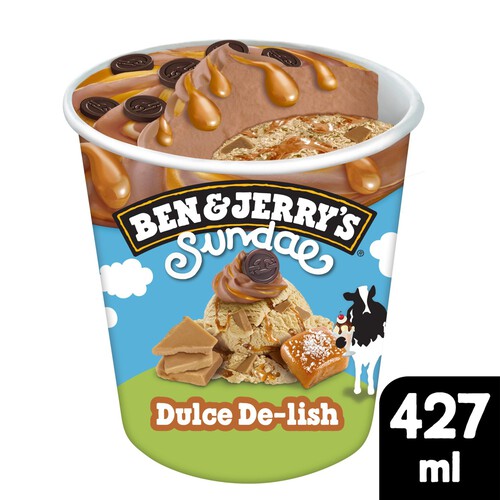 Ben & Jerry's Sundae Dulce De-lish Ice Cream Tub 