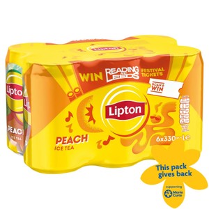 Lipton Ice Tea Lemon Cans6x330ml