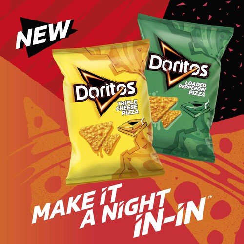 Doritos Triple Cheese Pizza Sharing Tortilla Chips Crisps