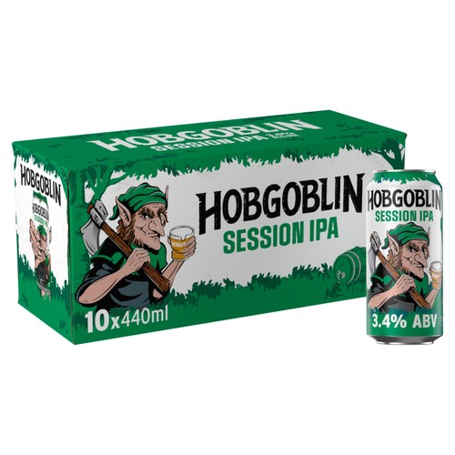Hobgoblin Session IPA Ale Beer Cans 10x440ml