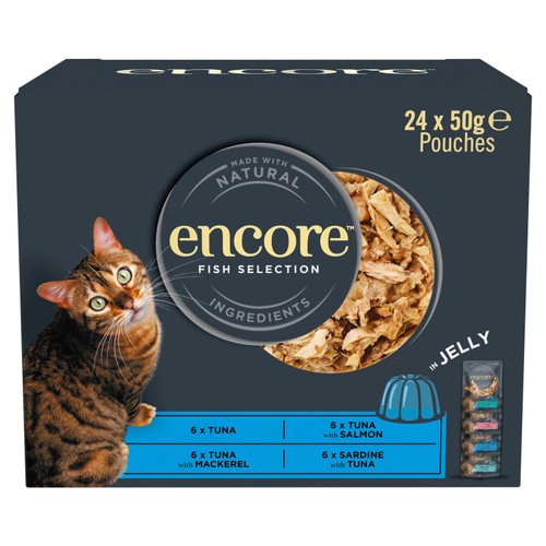Encore Fish Selection In Jelly Pouches 24 x 50g